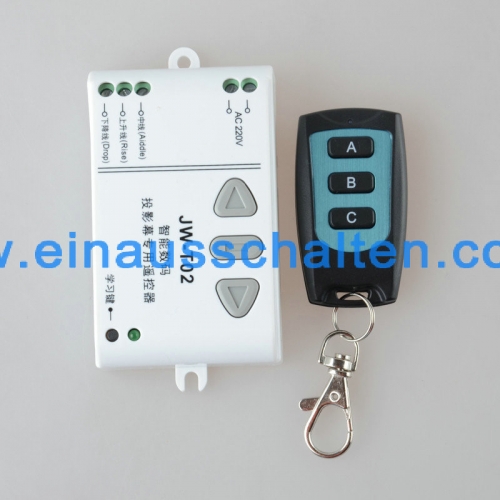 AC 220V Motor RF Wireless Fernbedienung Schalter 220V UP & DOWN Fernbedienung Motor Vorwärts Reversing Remote Switch 315 / 433MHZ