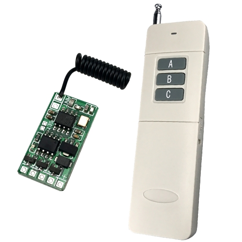 DC 3.7V 5V 12V 24V 1A Mini Wireless Remote Control Switch on Off Kit Momentary 433MHz